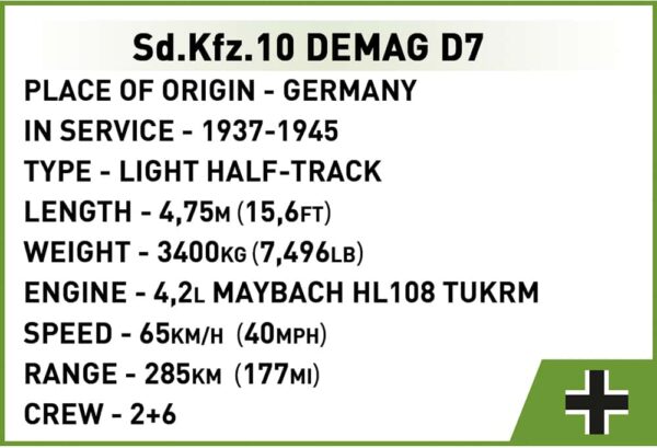Sd.Kfz 10 Demag D7 #2273 is a vehicle.
