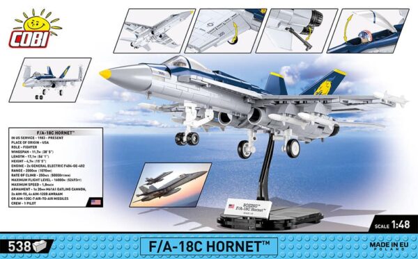 Lego set featuring the F/A-18C Hornet #5810.