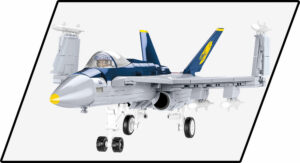 A model of the F/A-18C Hornet #5810 fighter jet.