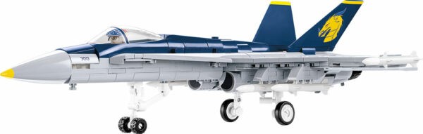 A white background highlights the F/A-18C Hornet #5810 fighter jet model.