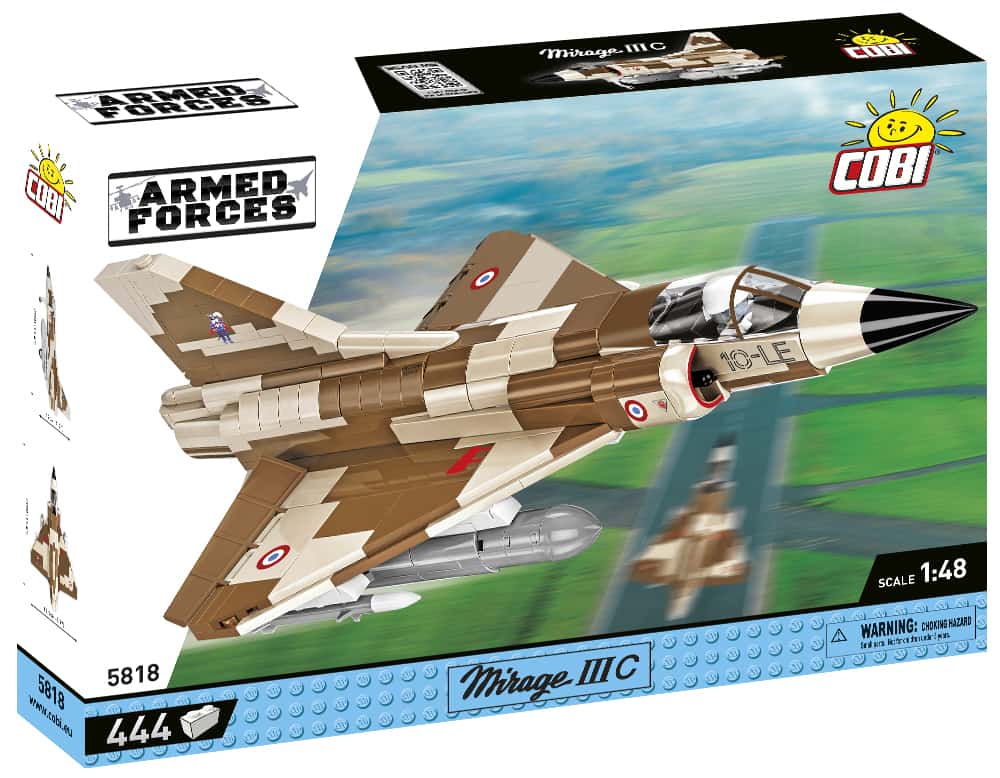 COBI Mirage IIIC #5818 - Military Bricks I Cobi Brand Military Brick Sets