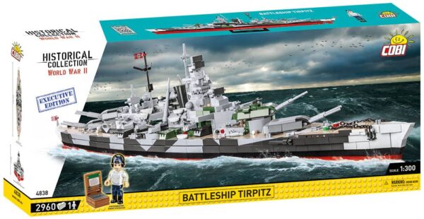 A box containing the Battleship Tirpitz - Executive Edition #4838.