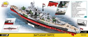A model representing the famous Battleship Tirpitz #4839.