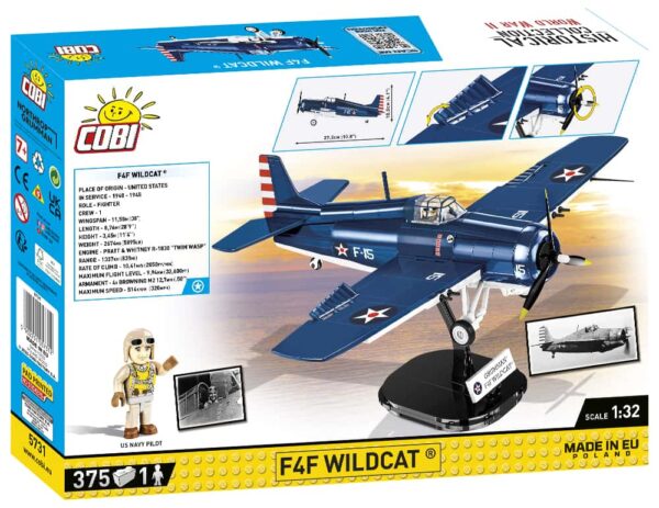 A box containing an F4F Wildcat aircraft model by Northrop Grumman #5731.