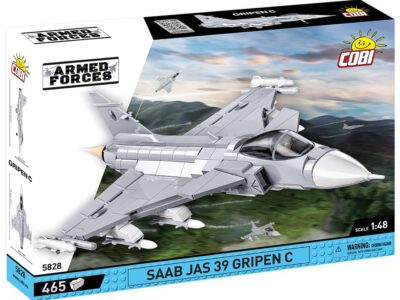 Saab JAS 39 Gripen C #5828 is a modern military aircraft model.