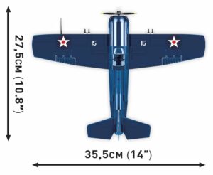 A model of the F4F Wildcat - Northrop Grumman #5731 aircraft.