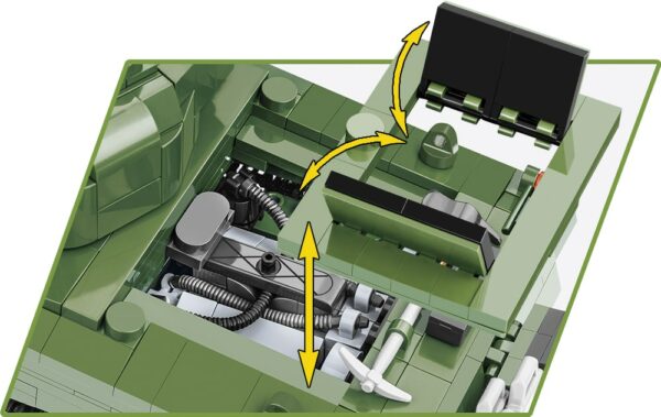 Inside diagram, military vehicle.