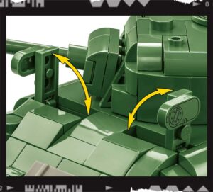 A C.O.H.3 Sherman M4A1 #3044 tank is highlighted with arrows.