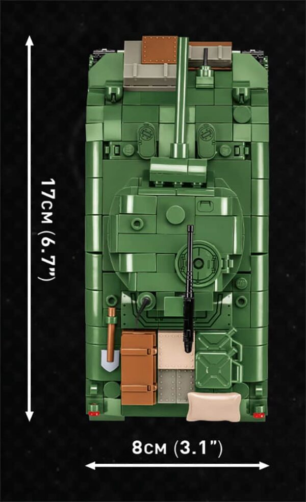A C.O.H.3 Sherman M4A1 #3044 model tank.