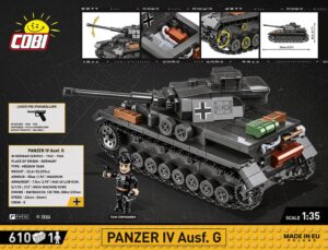 Lego C.O.H.3 Panzer IV Ausf. G #3045 building set.