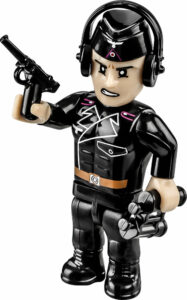A figure holding a gun with the C.O.H.3 Panzer IV Ausf. G #3045.