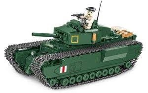 A white background showcases a C.O.H.3 Churchill Mk. III #3046 tank.
