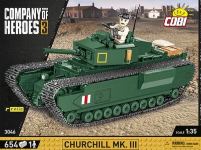 Tank #3046, a C.O.H.3 Churchill Mk. III, is featured.