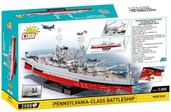Lego set: Pennsylvania - Class Battleship 2 in 1 Executive Edition #4842.