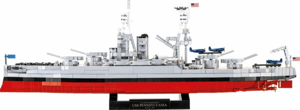Pennsylvania Battleship LEGO model.