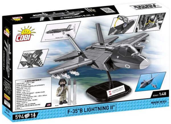 Cubo F-35B Lightning II (RAF) aircraft with registration number #5830.