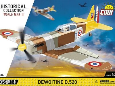 Dewoitine D.520 #5734 - fully operative fighter aircraft from World War II.