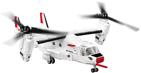 A Bell-Boeing V-22 Osprey (First Flight Edition) #5835 with propellers on a white background.