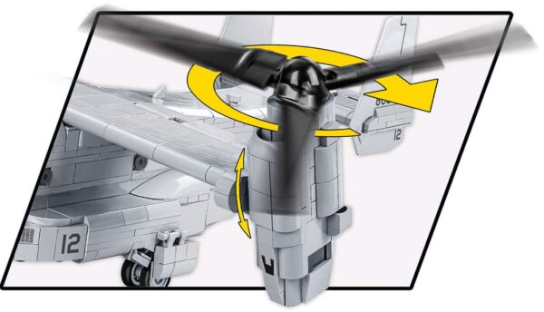 An image of a Bell-Boeing V-22 Osprey with a propeller.