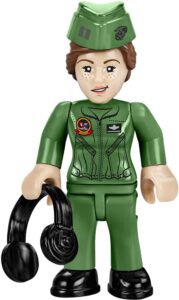 A Bell-Boeing V-22 Osprey #5836 figure in uniform.