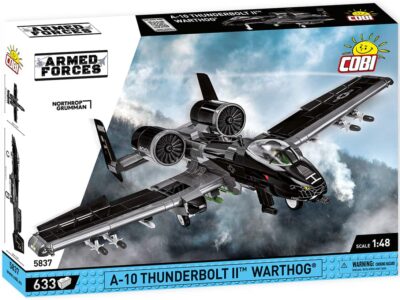 A box with an A-10 Thunderbolt II Warthog "Black Snake" #5837.