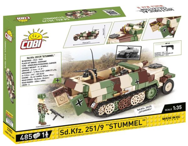 A set of Sd.Kfz. 251-9 Stummel tankettes.