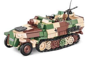 A Lego model of the Sd.Kfz. 251-9 Stummel #2283, a military vehicle.