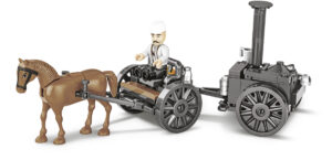 A horse-drawn wagon featuring the Field Kitchen #2290 model.