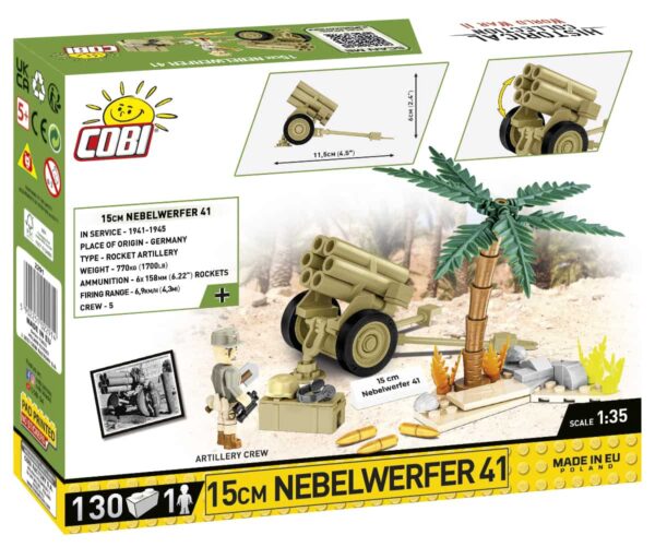 A box featuring a 15 cm Nebelwerfer 41 #2291.
