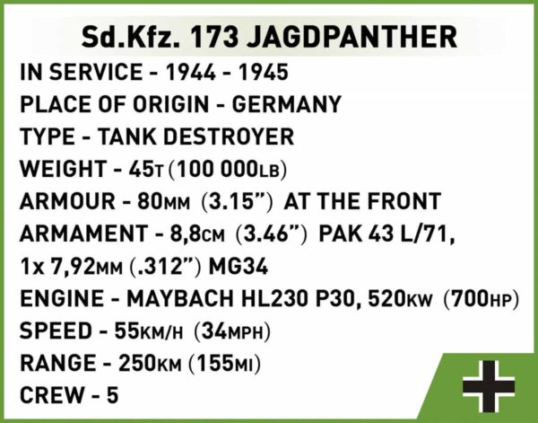 Ssj k 127 Jagdpanther Sd.Kfz #2574 ssj k 127.