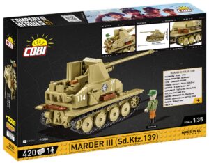 A box containing a COH3 Marder III (Sd.Kfz.139) #3050 model vehicle.