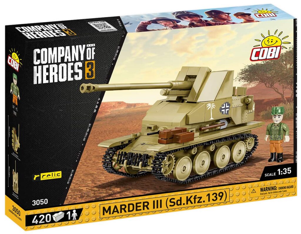 A box containing a COH3 Marder III #3050.