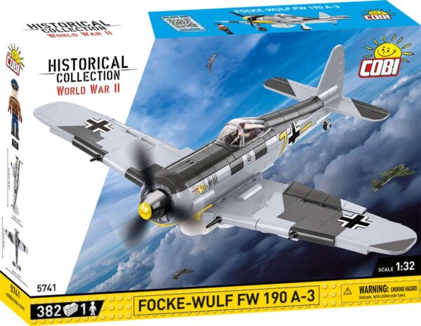 A box featuring a Focke-Wulf FW190 A3 #5741 fighter plane.