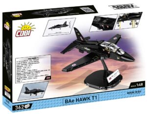 A box containing a model of a BEA Hawk T1 Royal Air Force #5845.