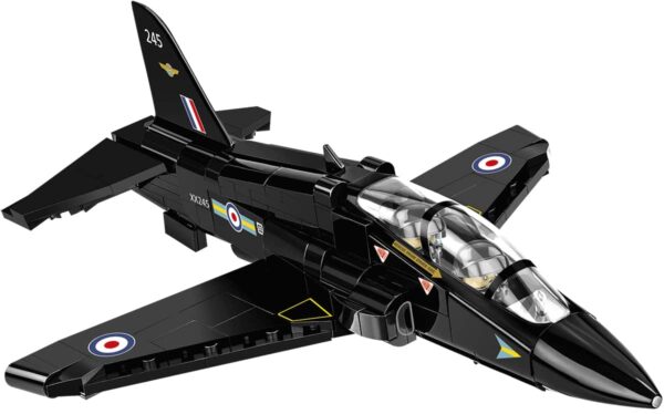A BEA Hawk T1 Royal Air Force aircraft is displayed on a white background.
