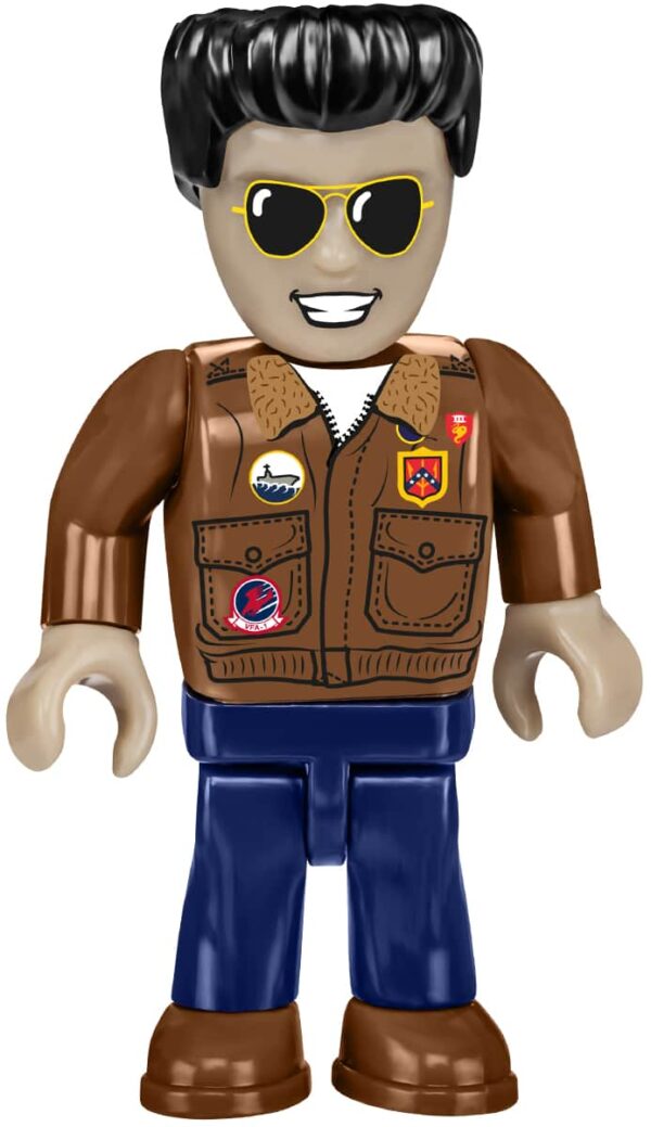 A figure of a Top Gun P-51D Mustang #5846 wearing sunglasses.