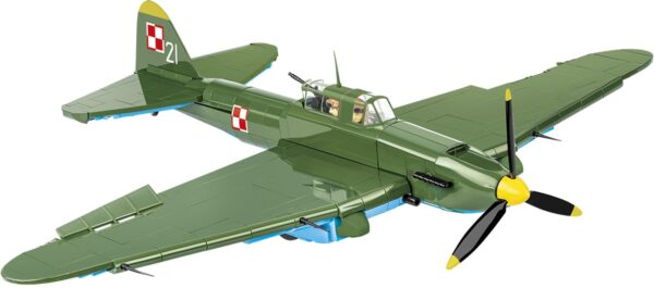 A white background showcasing the IL-2M3 Shturmovik fighter plane.
