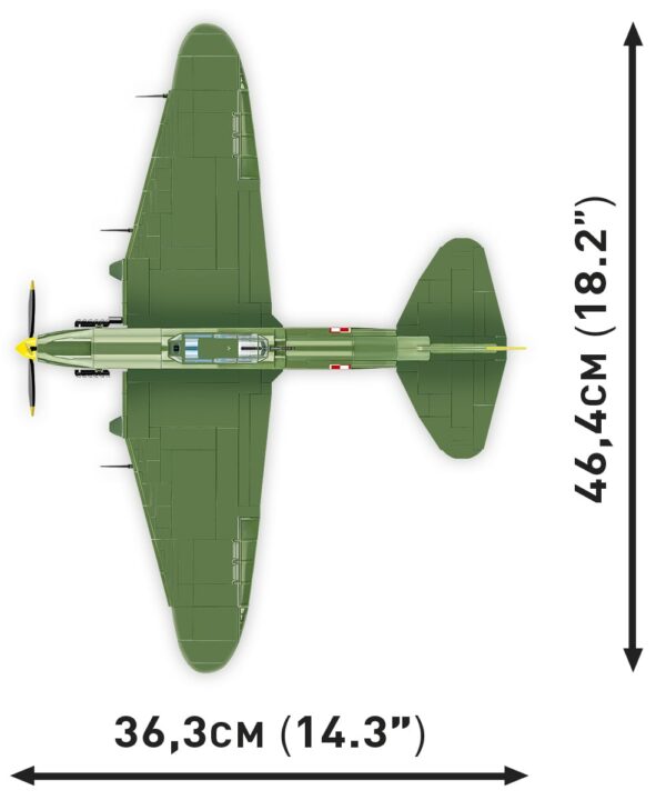 A model of an IL-2M3 Shturmovik plane.