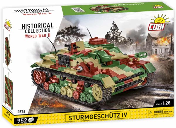 A Cobi Stug #2576 tank in a box.