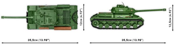 Cobi's green IS-2 Heavy Tank (2578) model is shown.