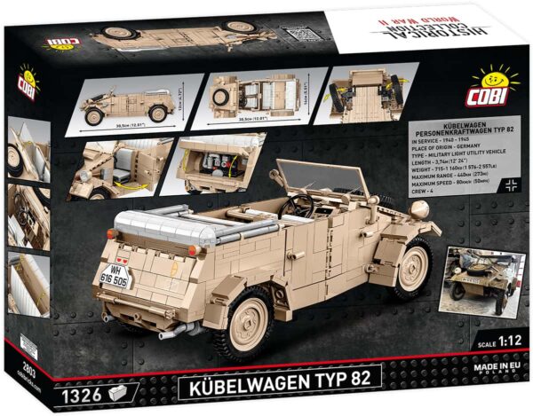 COBI Kubelwagen TYP 82 #2803 - Image 2