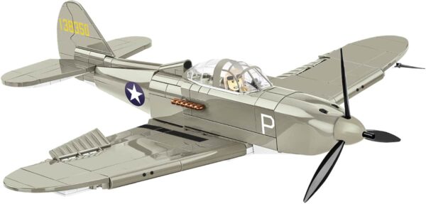 A Cobi model of the BELL P-39D Airacobra #5746 fighter plane is shown on a white background.