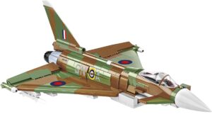 Cobi model of a RAF Typhoon FGR4 "GINA" fighter jet.