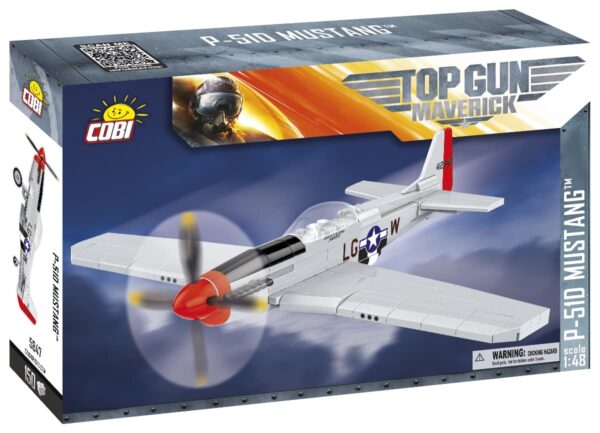 A COBI Top Gun Mustang 5847 airplane box.