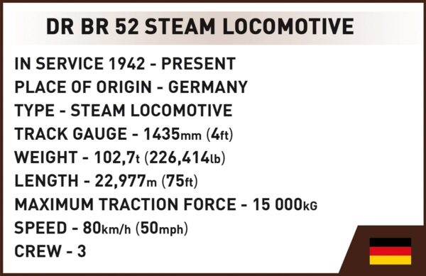 German Steam Locomotive #6282.