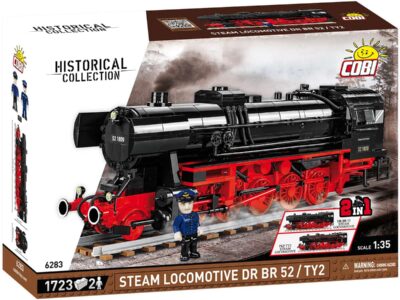 A Cobi box featuring the Steam Locomotive DRB Class 52 #6283.