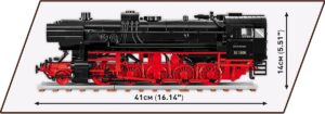 Cobi model of the Steam Locomotive DRB Class 52 #6283 is shown.