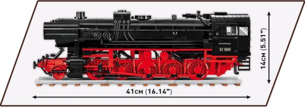 Cobi model of the Steam Locomotive DRB Class 52 #6283 is shown.
