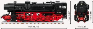 A Cobi model of a Steam Locomotive DRB Class 52 #6283 train engine.