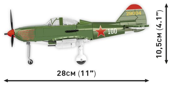 A Cobi model of the BELL P-39Q Airacobra Soviet #5747 plane is shown.